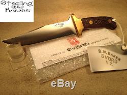 11-1/2 OA New Zealand Svord B. W. Baker Master Cutler Fixed Blade Bowie Knife