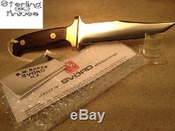11-1/2 OA New Zealand Svord B. W. Baker Master Cutler Fixed Blade Bowie Knife