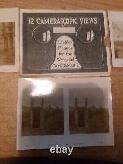 12 Very Scarce CAMERASCOPE 3D Stereoviews plus Viewer New Zealand