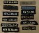 12 WW2 era NEW ZEALAND Kiwi ANZAC Shoulder Title Badges Overseas Service Patches