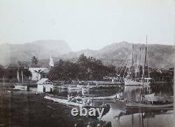 17 pics 1880's Albumen PHOTOs NEW ZEALAND landscape, people and misc photos