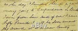 1867 Manuscript Letters NEW ZEALAND GOLD PROSPECTING West Coast Gold Rush