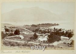 1880's Albumen PHOTO NEW ZEALAND Queenstown Wakatipu, Burton Brothers Dunedin