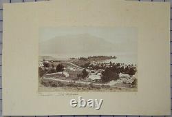 1880's Albumen PHOTO NEW ZEALAND Queenstown Wakatipu, Burton Brothers Dunedin