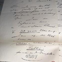 1901 Auckland New Zealand Hikurangi Coal Mine Co Letter McKinley Assassination