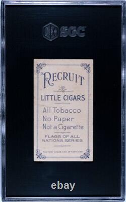 1909-1911 T59 Flags of all Nations New Zealand Recruit Little Cigars SGC 6