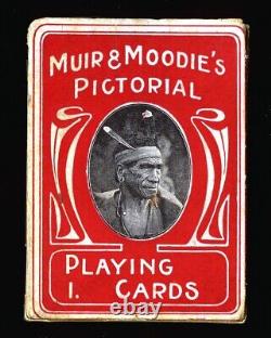 1912 V. Rare Muir & Moodie's Pictorial New Zealand Playing Cards 52+1j+1+box Exc