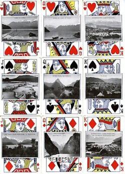 1912 V. Rare Muir & Moodie's Pictorial New Zealand Playing Cards 52+1j+1+box Exc