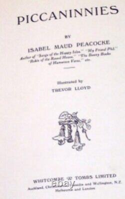 1920 Piccaninnies, Isabel Maud Peacocke 1st 1920 Printing, Rare New Zealand Gem