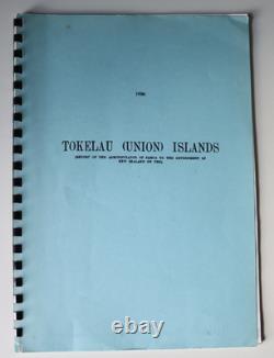 1926 Tokelau (Union) Islands Report Administrator Samoa Government New Zealand