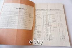 1934 New Zealand Railways Working Timetable Book South Island