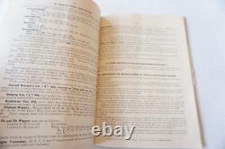 1934 New Zealand Railways Working Timetable Book South Island