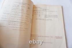 1934 New Zealand Railways Working Timetable Book South Island