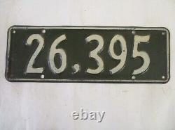 1935 1936 New Zealand License Plate Tag