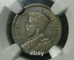 1935 New Zealand 3 Pence KM 1 Silver Coin NGC XF 45 Sinnathuray Collection #4530