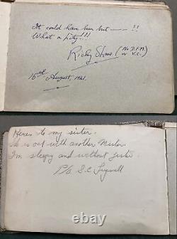 1941 WWII RARE NEW ZEALAND V. C. Winner JAMES WARD, 75 Sqdn Autograph lot + relic