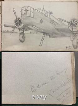 1941 WWII RARE NEW ZEALAND V. C. Winner JAMES WARD, 75 Sqdn Autograph lot + relic