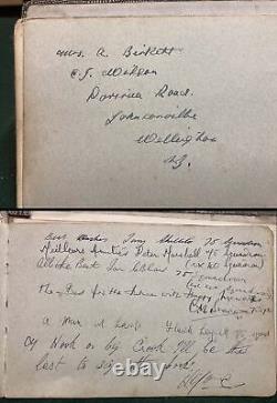 1941 WWII RARE NEW ZEALAND V. C. Winner JAMES WARD, 75 Sqdn Autograph lot + relic