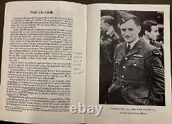 1941 WWII RARE NEW ZEALAND V. C. Winner JAMES WARD, 75 Sqdn Autograph lot + relic