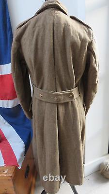 1944 WWII British Army Commonwealth New Zealand Made 1940 Pattern Greatcoat