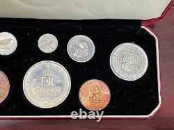 1953 New Zealand 8 Coin Set Queen Elizabeth II BU Coins