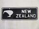 1960s New Zealand License Plate Tag BOOSTER