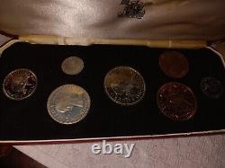 1965 New Zealand 7 Coins Set Vintage Antique Rare Collectable 3 Sets Package