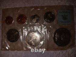 1967 New Zealand 7 Coin Set Proof Rare Collectable Vintage Antique