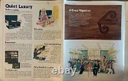 1972 Air New Zealand Dc10 Intro Promo Cutaway Brochure Seat Chart Poster