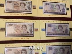 1990 Reserve Bank of New Zealand Kiwi Dollar Collection BU in OGP 3 SETS