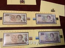 1990 Reserve Bank of New Zealand Kiwi Dollar Collection BU in OGP 3 SETS