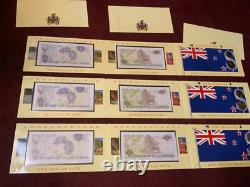 1990 Reserve Bank of New Zealand Kiwi Dollar Collection BU in OGP 3 SETS