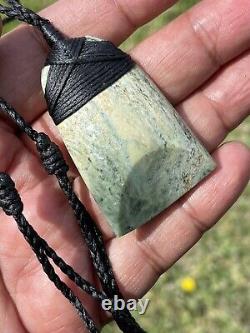 1 7/8 New Zealand MARSDEN Flower Jade SMALL Nephrite Pounamu Maori ADZE TOKI