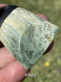 1 7/8 New Zealand MARSDEN Flower Jade SMALL Nephrite Pounamu Maori ADZE TOKI