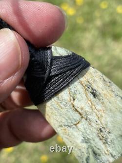 1 7/8 New Zealand MARSDEN Flower Jade SMALL Nephrite Pounamu Maori ADZE TOKI