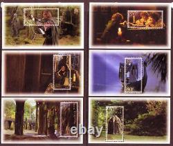 2001 Fellowship Lord Of The Rings New Zealand Presentation Pack Stamps Weta
