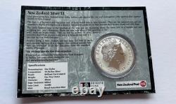 2004 New Zealand $1 Little Spotted Kiwi 1 oz. 999 Silver Sealed Blister Card