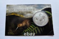 2007 New Zealand $1 Great Spotted Kiwi 1 oz. 999 Silver