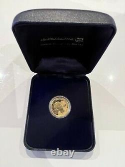 2008 New Zealand $10 Sir Edmund Hillary 1/4oz Gold Proof Coin