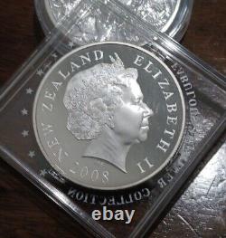 2008 New Zealand Hamilton Frog PROOF silver Coin FABULOUS 12 SILVER COLLECTION