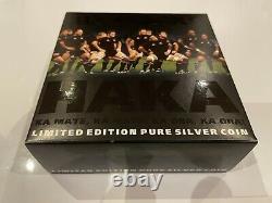 2011 New Zealand $1 All Blacks Haka 1oz Silver Proof Coin