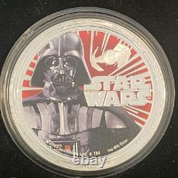 2011 Star Wars Darth Vader 4-Coin Silver Set New Zealand Mint