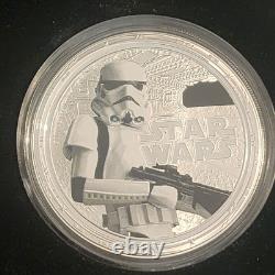 2011 Star Wars Darth Vader 4-Coin Silver Set New Zealand Mint