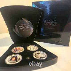 2011 Star Wars Darth Vader 4-Coin Silver Set New Zealand Mint