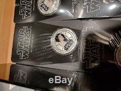 2011 Star Wars Millennium Falcon Coins R2-D2 Skywalker Darth Vader Princess Leia