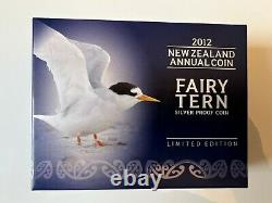 2012 New Zealand Annual Coin Fairy Tern $5 Silver Proof