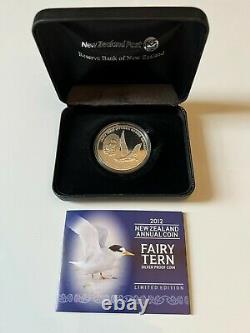 2012 New Zealand Annual Coin Fairy Tern $5 Silver Proof