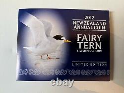 2012 New Zealand Annual Coin Fairy Tern $5 Silver Proof