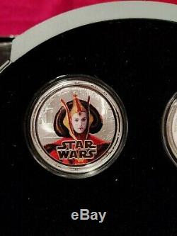2012 Star Wars Millennium Falcon Coins Darth Maul Anakin Skywalker Amidala Yoda