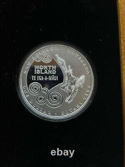 2014 NZ Post Aotearoa Silver Proof $1 New Zealand Silver Proof 2 Coin Set